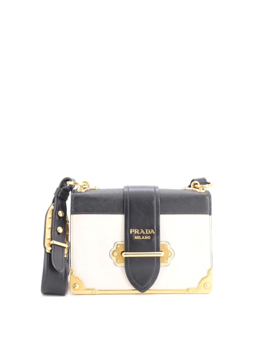 Prada Cahier Crossbody Bag Leather And #296127P91B